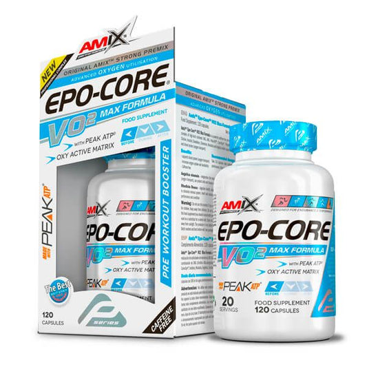 Epo-Core VO2 da marca Amix Nutrition em Pré / Intra / Pós