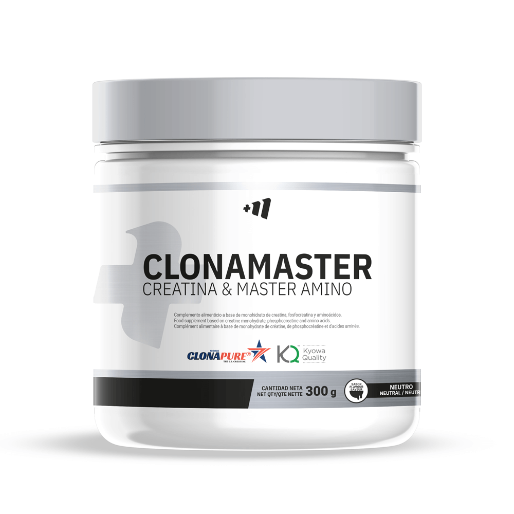 ClonaMaster bote de creatina clonapure® y master amino del fabricante MM Supplements complemento alimenticio de otras creatinas