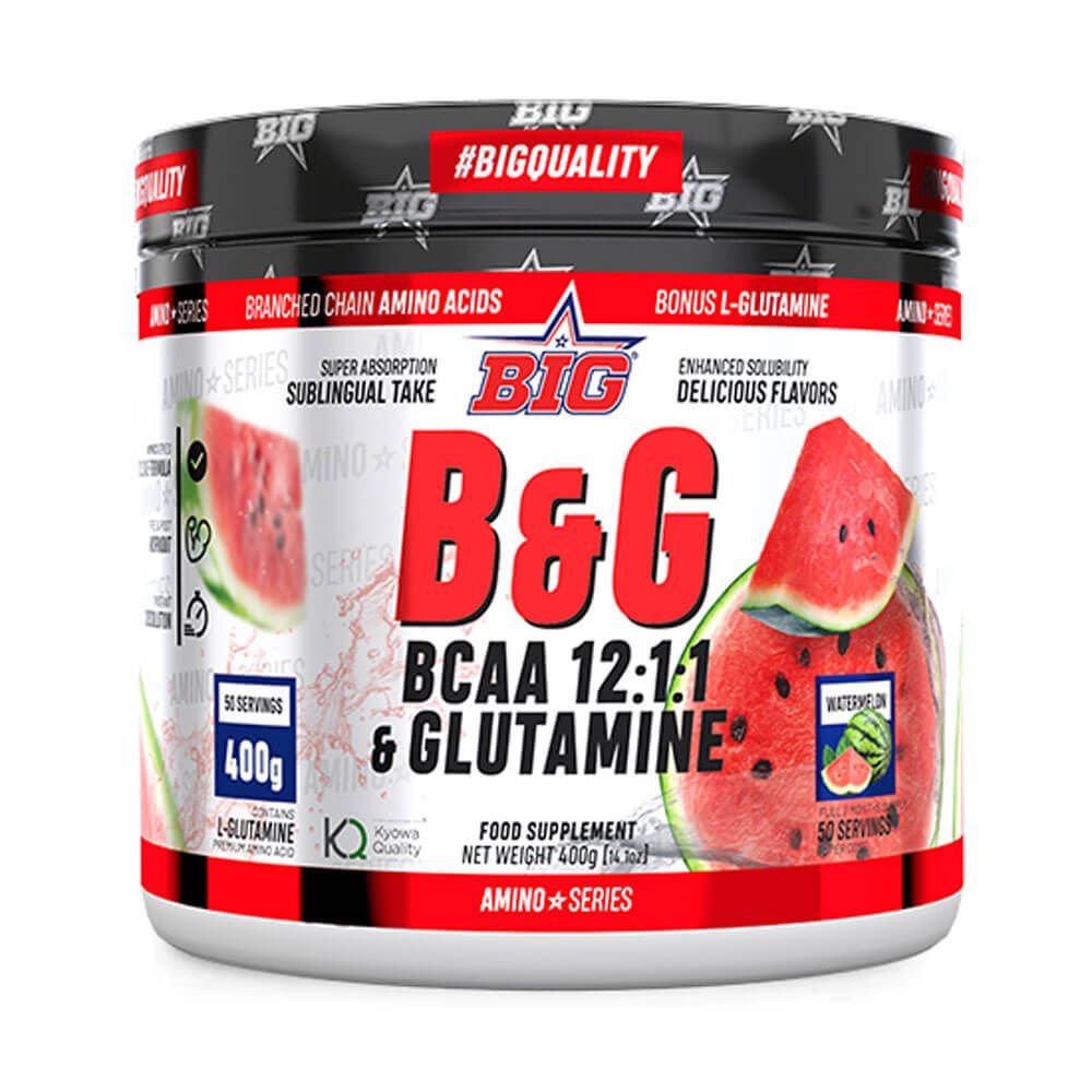 B&G 12:1:1 bote de bcaa+glutamina por BIG de la categoría bcaa + glutamina