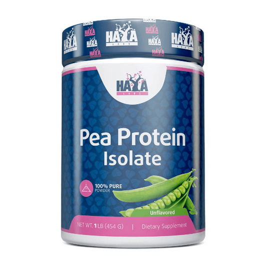 100% Proteína Isolada de Ervilha Natural da marca Haya Labs em Proteína vegetal e vegan