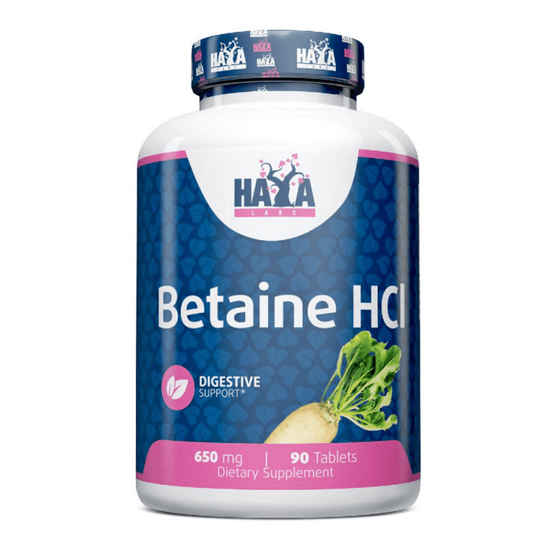 Betaína HCL 650mg - Haya Labs 0