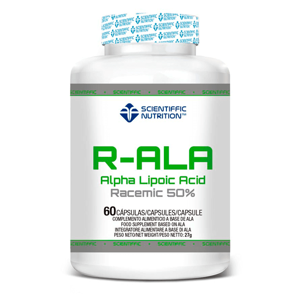 R-ALA de 60 cápsulas de Scientiffic Nutrition en la categoría acido alfa lipoico
