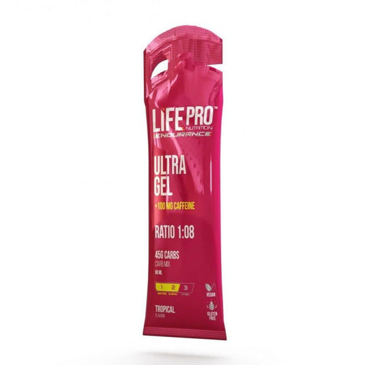 Gel Ultra 1:08 com Cafeína da marca LifePRO em Energéticos