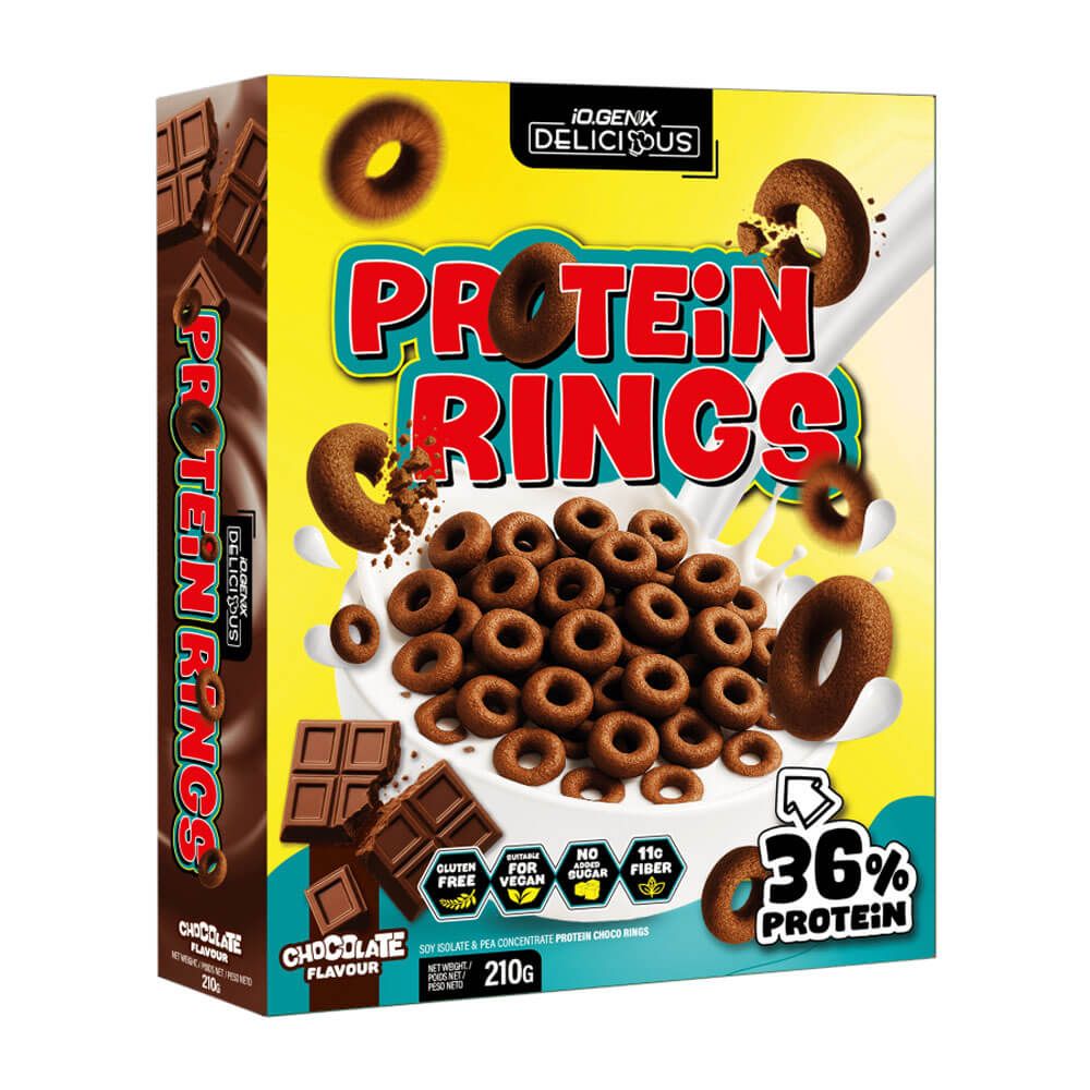 Protein Rings presentación de 250g en la categoría muesli y cereales de IO.Genix
