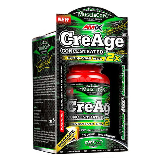 CreAge Concentrated da marca Amix MuscleCore em Pré / Intra / Pós