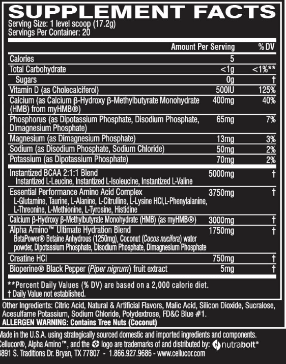 Información nutricional