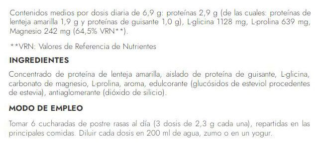 Información nutricional