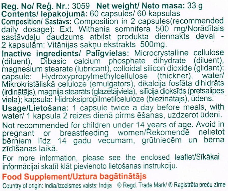 Información nutricional