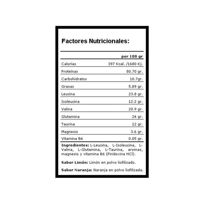 Información nutricional