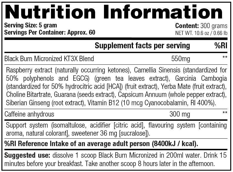 Información nutricional