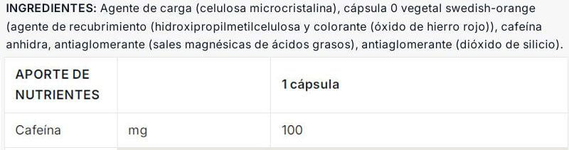 Información nutricional