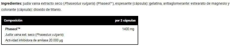 Información nutricional