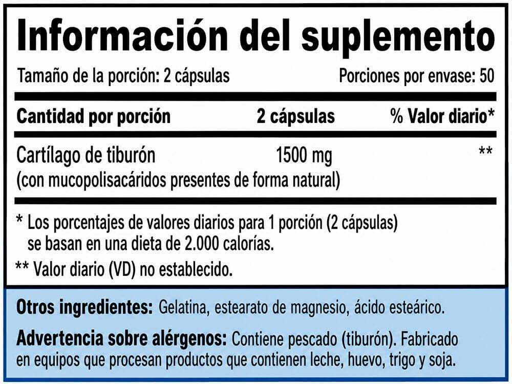 Información nutricional