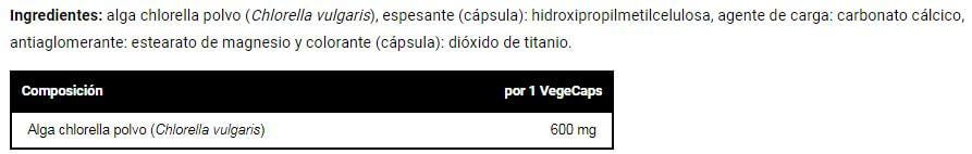 Información nutricional