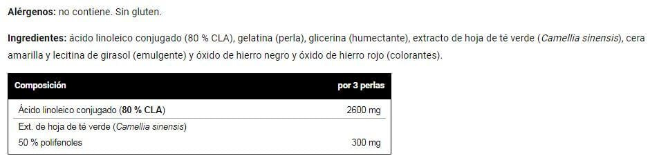 Información nutricional