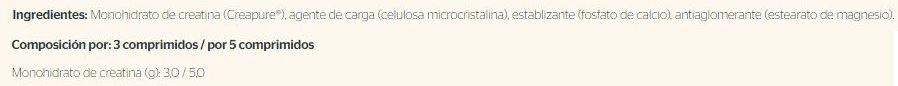 Información nutricional