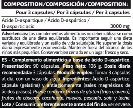 Información nutricional