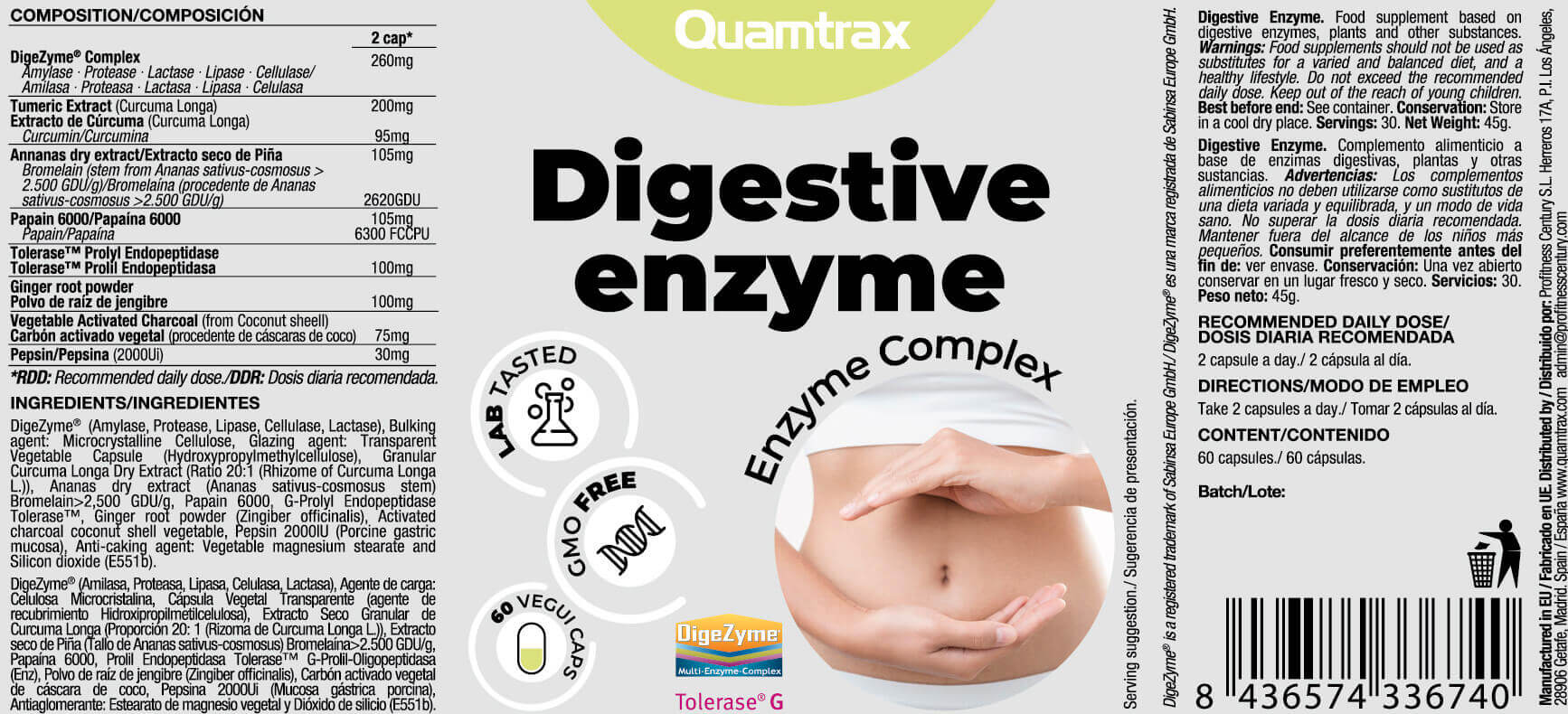 Información nutricional