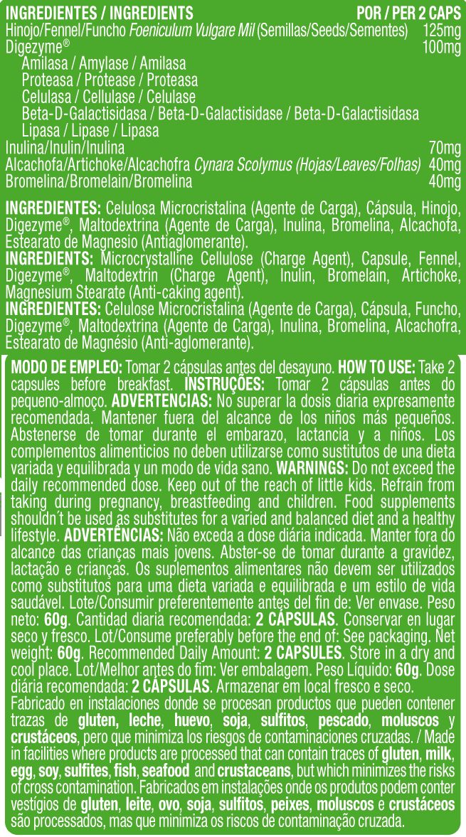 Información nutricional