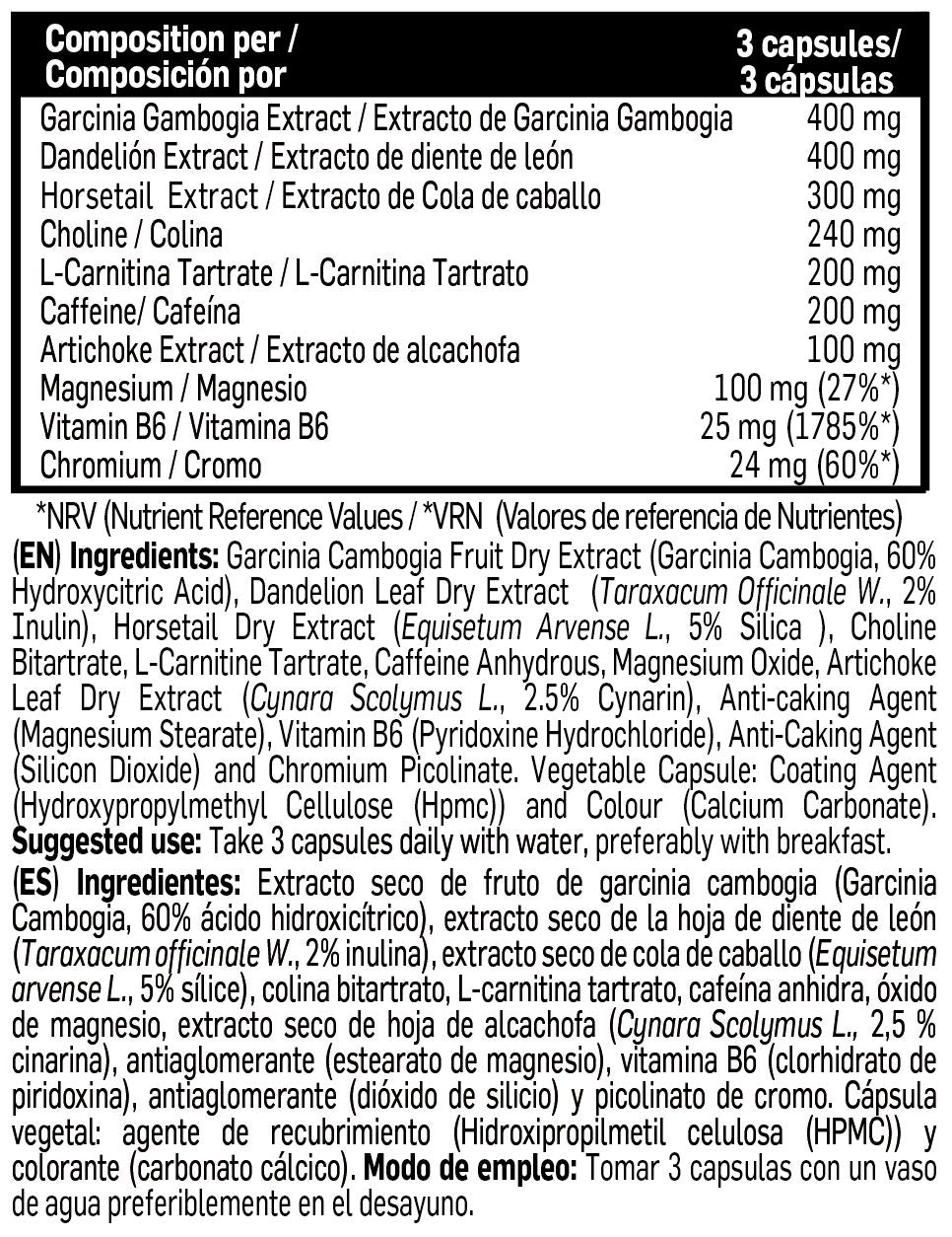 Información nutricional