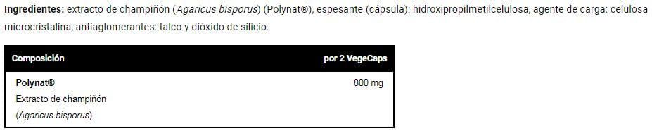 Información nutricional
