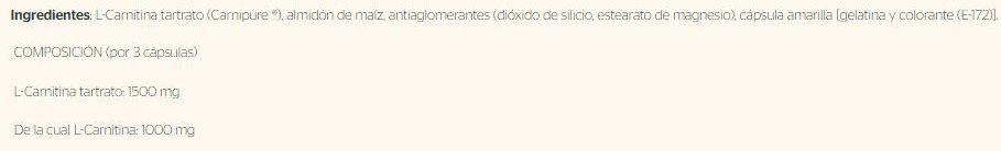 Información nutricional