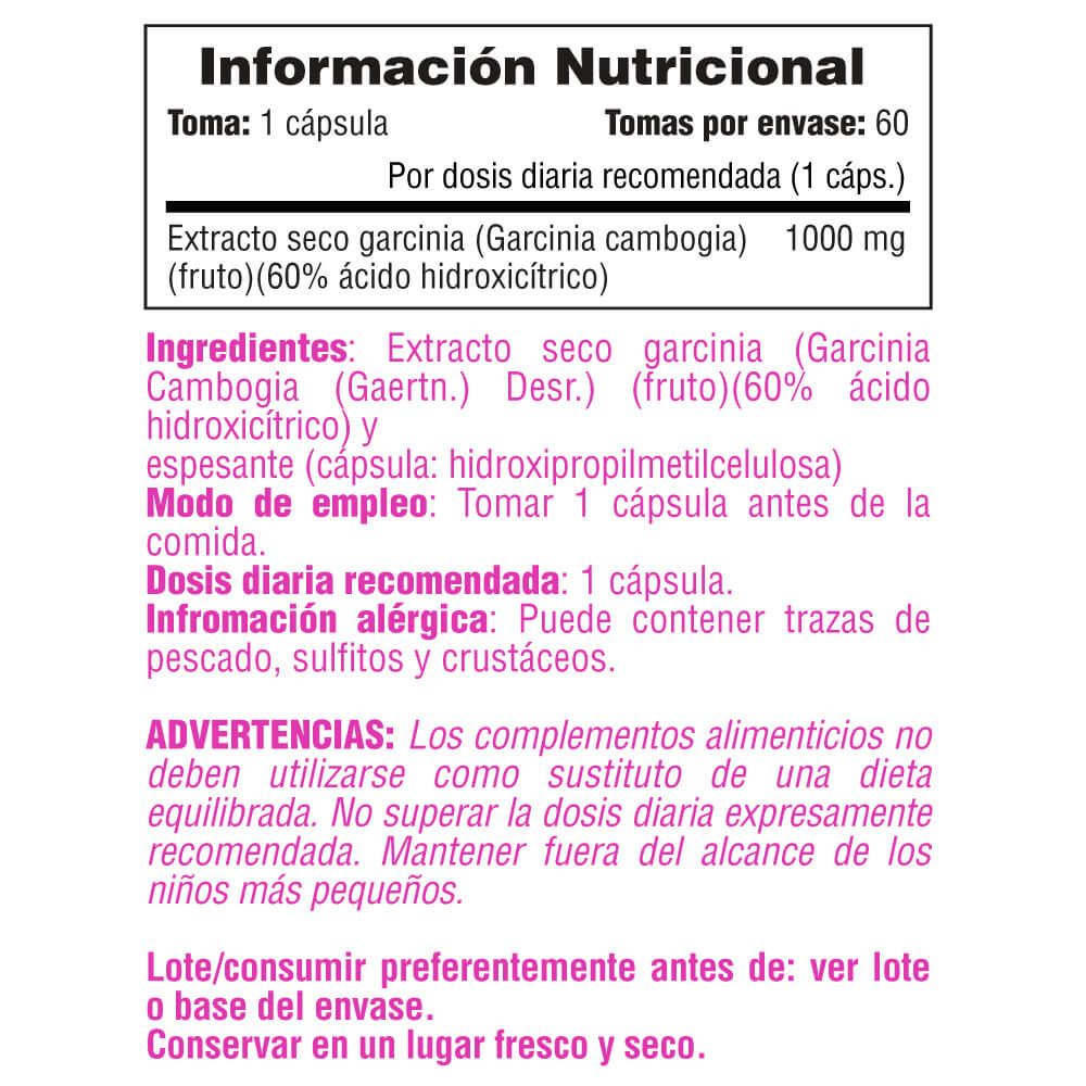 Información nutricional