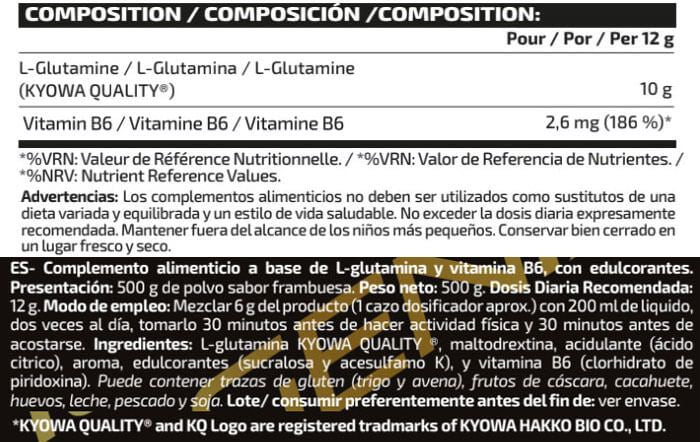 Información nutricional