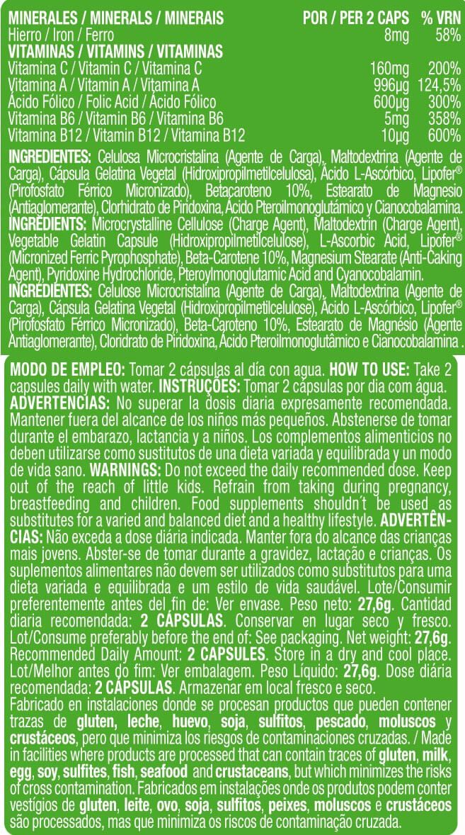 Información nutricional