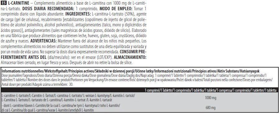 Información nutricional