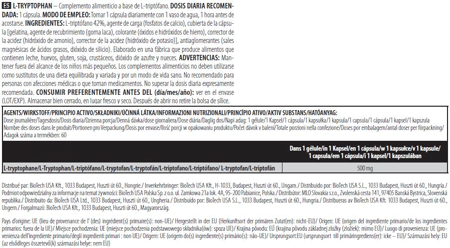 Información nutricional
