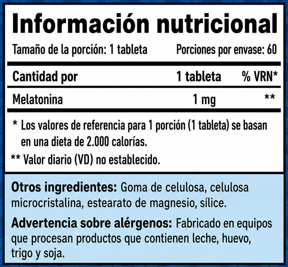 Información nutricional