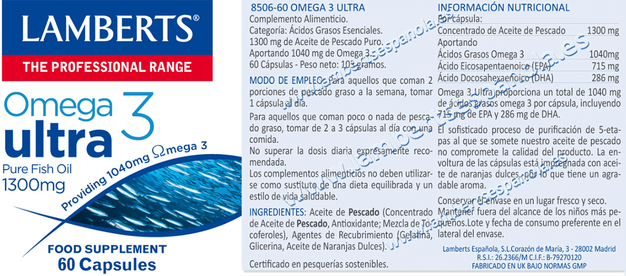 Información nutricional