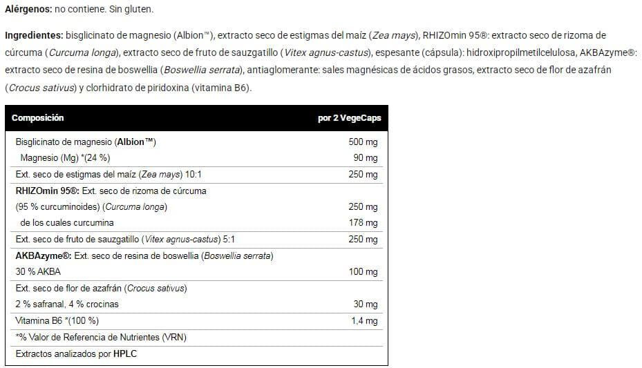 Información nutricional