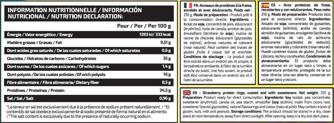 Información nutricional