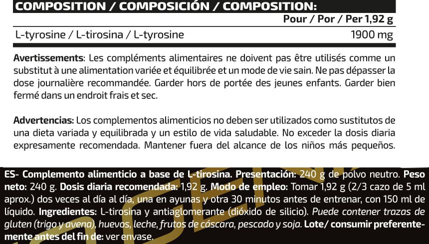 Información nutricional