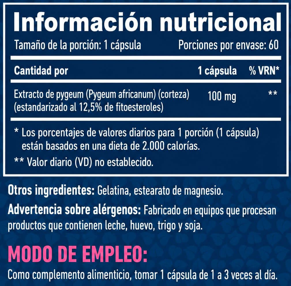 Información nutricional