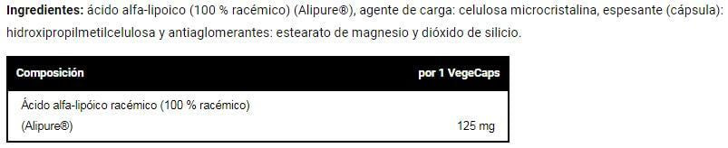 Información nutricional