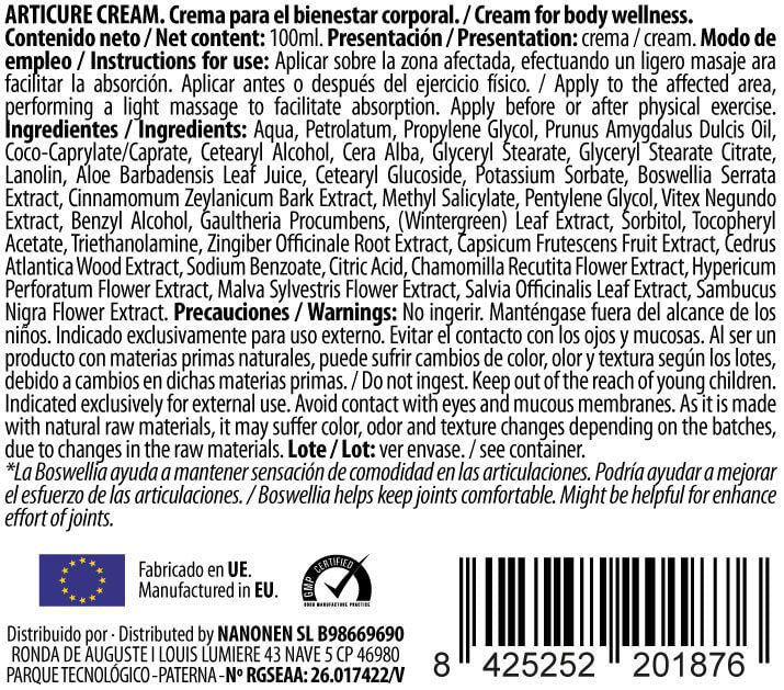 Información nutricional