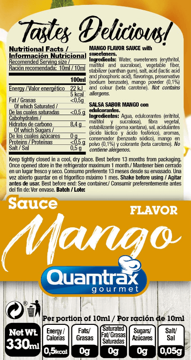 Información nutricional