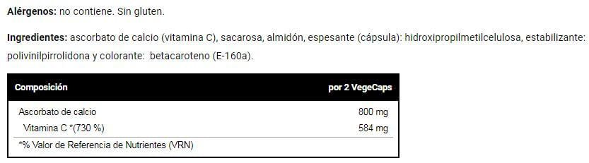 Información nutricional