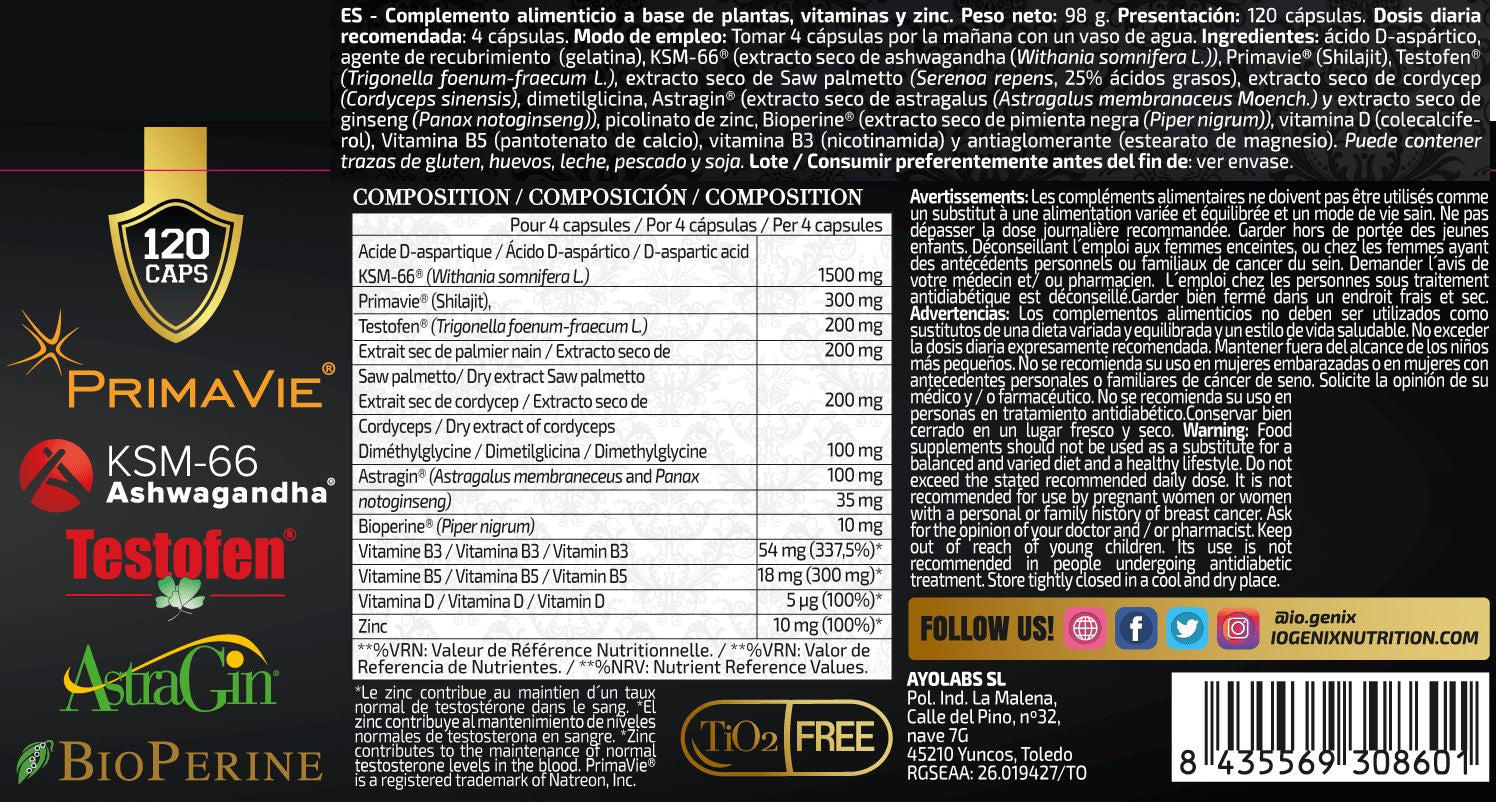 Información nutricional