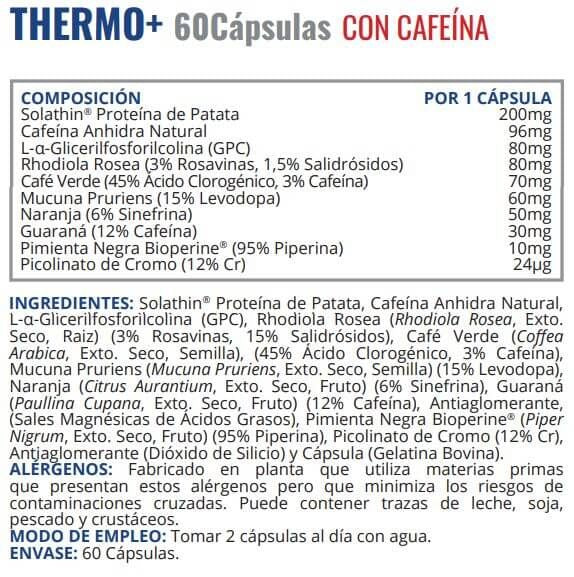 Información nutricional