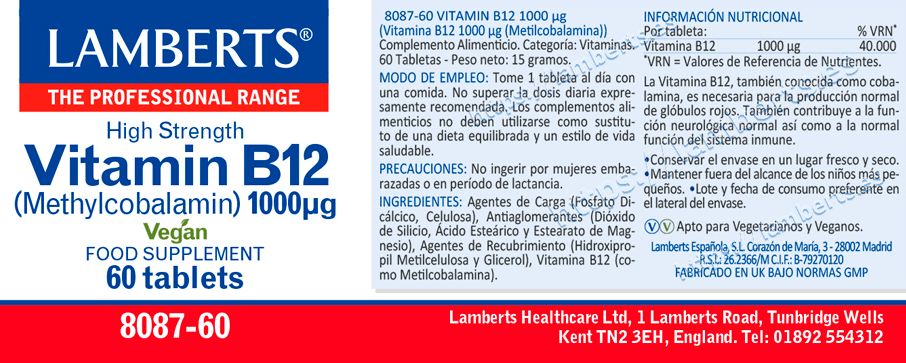 Información nutricional