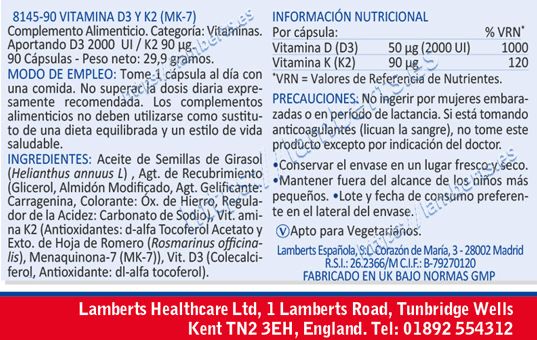 Información nutricional