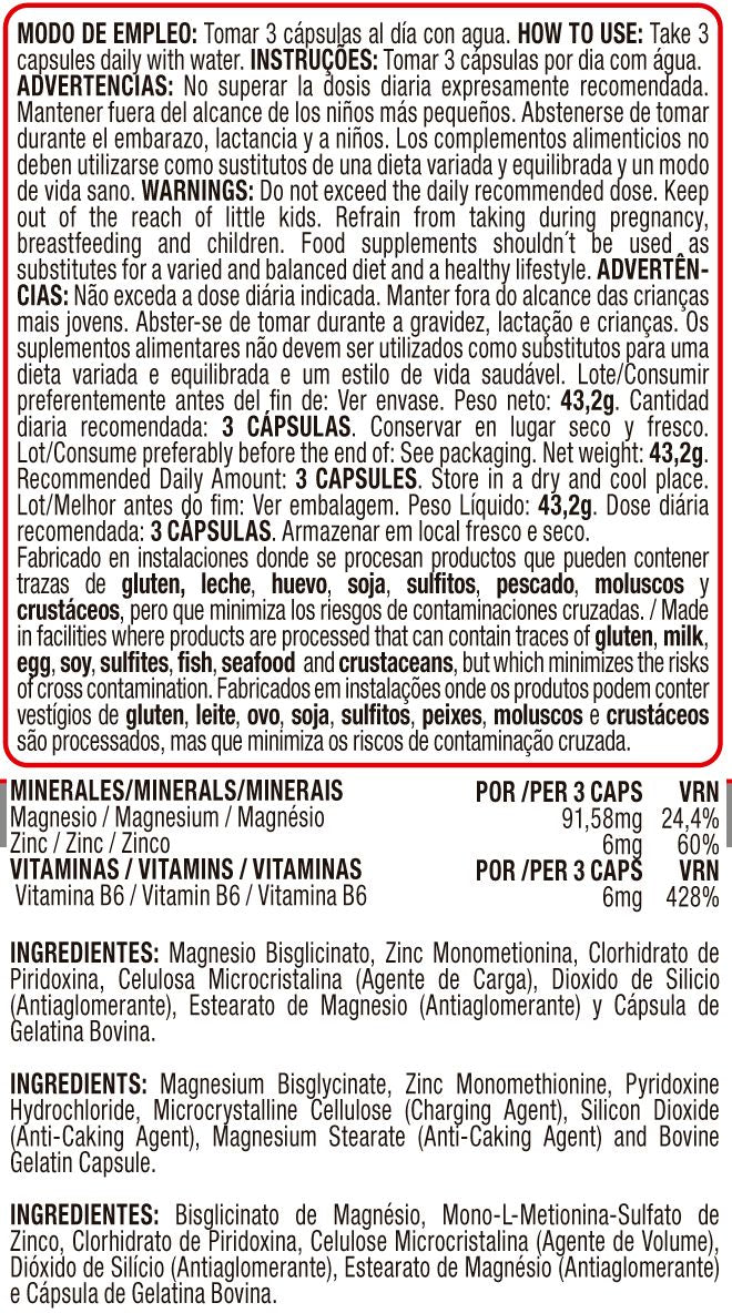 Información nutricional