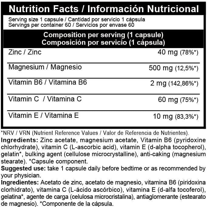 Información nutricional