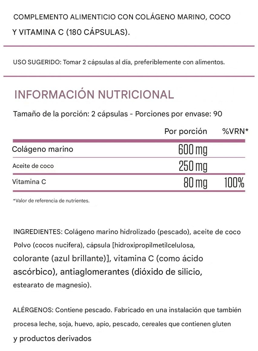 Información nutricional