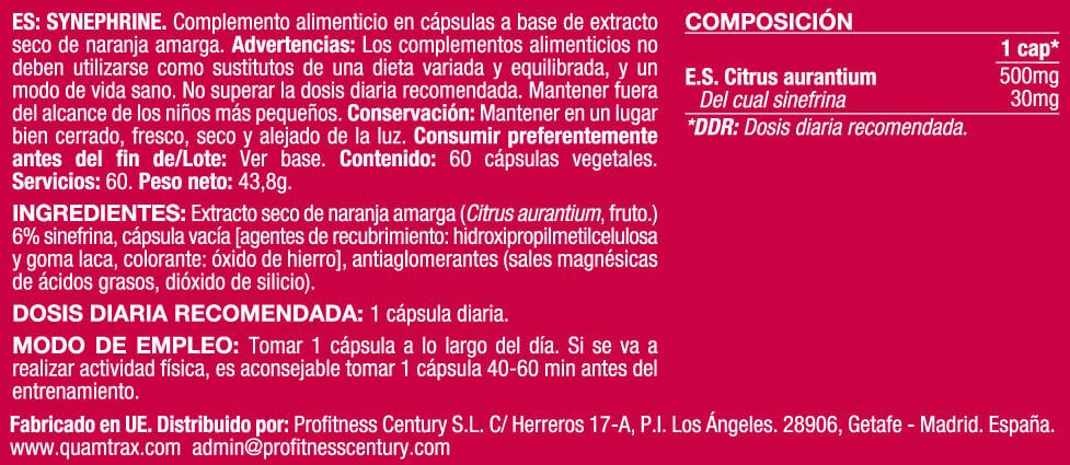 Información nutricional