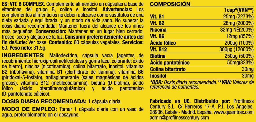 Información nutricional